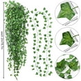 thumbnail image 2 of Morttic 24pcs Fake Leaves Artificial Ivy Garland Greenery Vines for Bedroom Decor Aesthetic Silk Ivy Vines for Room Wall Home Decoration, 2 of 6