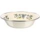 thumbnail image 2 of Vintage Floral Patterned Enamel Soup Bowl Retro Style Household Kitchenware White 30X30X8CM Waterproof Rustproof 1Pcs, 2 of 4