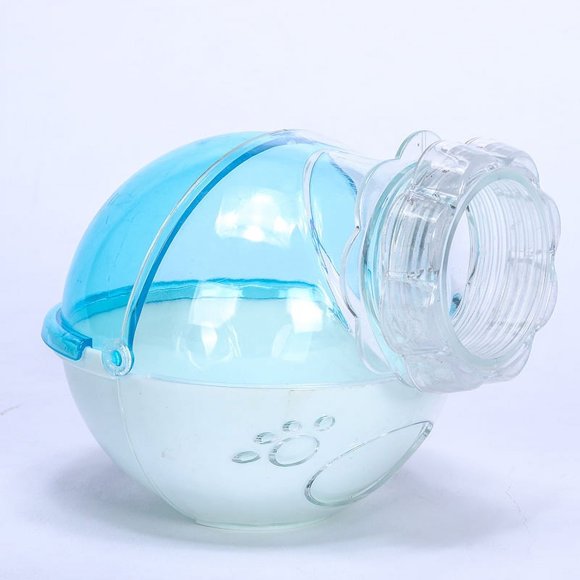 Baño para hámster azul - Rueda de ejercicio transparente resistente a olores para hámster, juguete para mascotas pequeñas, juguete para correr para ratas.