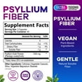 thumbnail image 6 of Psyllium Husk Fiber Supplement 1500mg - Vegan Prebiotic, Soluble Fiber for Daily Digestive Health & Regularity Support, Natural Psyllium Powder Caps, Sugar-Free, Non-GMO & Gluten-Free - 120 Capsules, 6 of 7
