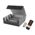 thumbnail image 4 of MERIGLARE Card Deck Box Can Hold 1800+ Cards Premium Display Trading Cards Storage Box Gray, 4 of 9