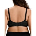 thumbnail image 3 of Deyllo Women Plus Size Bras Full Coverage Minimizer Wirefree Non Padded Comfort Black Bras Clothes-Size 38DDD, 3 of 4