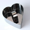 thumbnail image 4 of DIY Stainless Steel Mousse Cake Ring Mold Flower Heart  Square Shape Layer Slicer Cookie Cutter, 4 of 4