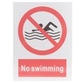 thumbnail image 1 of Pool Side Decoration No Swimming Sign Safety No Swimming Sign Warning Label, 1 of 8