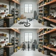 thumbnail image 5 of BeesClover Floor Bike Rack, Bicycle Floor Parking Stand, All-Steel Garage Bike Rack, Storage Stand for Streets, Yards & Bike Events, 5 of 5