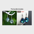 thumbnail image 1 of Irregular Teardrop Dangle Earrings - Perfect for Bridal Weddings, Parties, and Gifts for Ladies, Moms, Daughters, Girlfriends, and More, 1 of 5