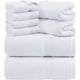 thumbnail image 1 of Juego de toallas Utopia Towels, 8 piezas, 600 g/m², 100% algodón (blanco), 1 of 8