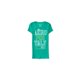 thumbnail image 1 of Aeropostale Womens Foil Logo Graphic T-Shirt, Verde, X-Large Aeropostale Camiseta gráfica, 1 of 1