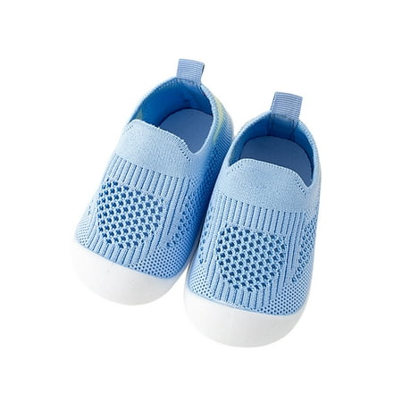 

Lumento Boys Shoes Sports Walking Shoe Mesh Sneakers Elastic Casual Sneaker Workout Non-slip Slip On Trainers Blue 9.5C
