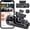 4 Chan -W9, variant on 4K 4  Dash Cam Front and Rear, 360?View Dash Camera for  with GPS, G-Sensor, 5G WiFi, Loop Recording, App Control, 8 Lamps IR Night Vision, 24/7 Parking Mode, 128G Card