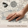 thumbnail image 6 of ODIKA Beige Distressed Dining Scroll Traditional Ornate Neutral Cream for Great Room, Indoor Open Concept, Large Living Low Profile Flatwoven, 6 of 7