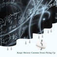 thumbnail image 6 of Math Equations Glowing Formulas Black Pattern Shower Curtain 36"x72" ,Bathroom Decorative Shower Curtains Set with 12 Hooks,Modern Waterproof Washable Shower Curtain, 6 of 6