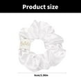 thumbnail image 3 of Elegant Solid Hair Scrunchies Bridesmaid Hair Scrunchy Wedding Ceremony Hairpieces To Have and To Hold Your Hair Back, 3 of 8