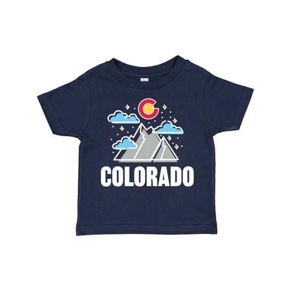 Inktastic Colorado Mountains and Clouds Boys or Girls Toddler T-Shirt