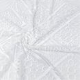 thumbnail image 5 of Geometric White Diamond Embroidered Lace, 5 of 6