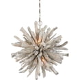 thumbnail image 7 of Currey And Company 9000-1152 Kuka 6 Light 25" Wide Wood Pendant - Wood, 7 of 7