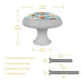 thumbnail image 5 of Ice Cream Fluorescent Drawer Pulls: Round 4-Pack Glow-in-the-Dark Knobs for Cabinets, Wardrobes, and Dressers - Furniture Decor, Cupboard Handles, and Drawer Pulls with Screws, 5 of 6