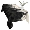 thumbnail image 2 of Mist Forest Table Cloth Waterproof Tablecloths, Beige Farmhouse Vintage Nature Scenery Tablecloth Dining Table Cover for Kitchen Party Tabletop Outdoor, Rectangle Tablecloth 54x108 Inch, 2 of 9