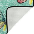 thumbnail image 4 of Coolnut Butterflies and Mandala Area Rug Pad 60 x 39 inch (5'x 3'3"), 100% Light Weight Polyester Fabric Floor Mat for Living Room Bedroom, 4 of 6