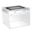 thumbnail image 1 of Terrario de reptiles, caja de cría, contenedor transparente, tanque para reptiles para escorpiones 20 cm x 20 cm x 15 cm, 1 of 8
