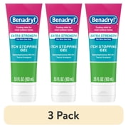 (3 pack) Benadryl Extra Strength Anti-Itch Topical Analgesic Gel, 3.5 fl. oz