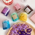 thumbnail image 3 of mdesiwst 50Pcs Women Hair Ties Vibrant Color High Elasticity Hair Bands No Damage Strong Hold Ponytail Holder Versatile Hair Accessories, 3 of 8
