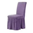 thumbnail image 6 of Bubble Lattice Elastic Chair Covers Spandex Chair Covers For Kitchen/Dining Room Office Chair Cover With Back, 6 of 7