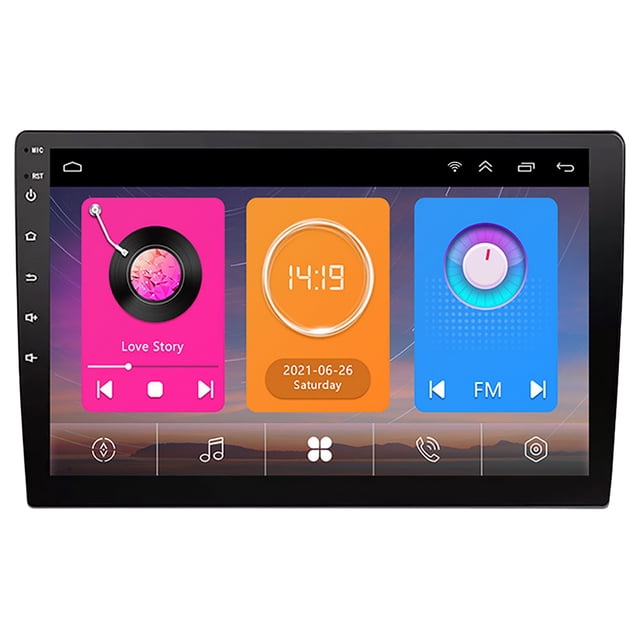 Radio para Coche JShteea 10 Pulgadas Pantalla Táctil 4GB RAM 32GB ROM GPS Audio