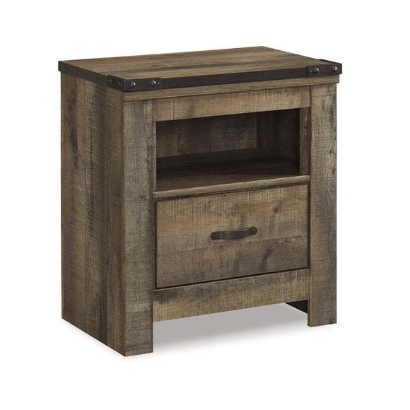 Ashley Furniture Trinell Table de Nuit en Bois à 1 Tiroir, Brun