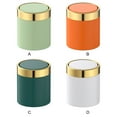 thumbnail image 3 of Baohd Convenient Garbage Can Silent Opening And Closing Trash Bin Wide Application Vibrant Orange 1.5L, 3 of 6