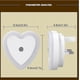 thumbnail image 2 of 1 Uds. Sensor de Control de luz luz Led nocturna forma de corazón de amor, 2 of 5