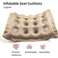 thumbnail image 2 of Inflatable Seat Cushions for Pressure Relief, Wheelchair Air Cushion for Bed Sore, Comfortable Waffle Pads, Cream 17x17inch, 2 of 4