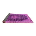 thumbnail image 2 of Ahgly Company Indoor Round Medallion Purple Traditional Area Rugs, 7' Round, 2 of 4