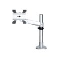 thumbnail image 1 of StarTech.com Desk Mount Monitor Arm, VESA or Apple iMac/Thunderbolt Display up to 14kg, Articulating Height Adjustable Single Desktop Monitor Pole Mount, Desk Clamp or Grommet, Silver - Small Footprint Design (ARMPIVOTB2) - Mounting kit - adjustable arm - for monitor - steel - screen size: 49" - desk-mountable - TAA Compliant, 1 of 12