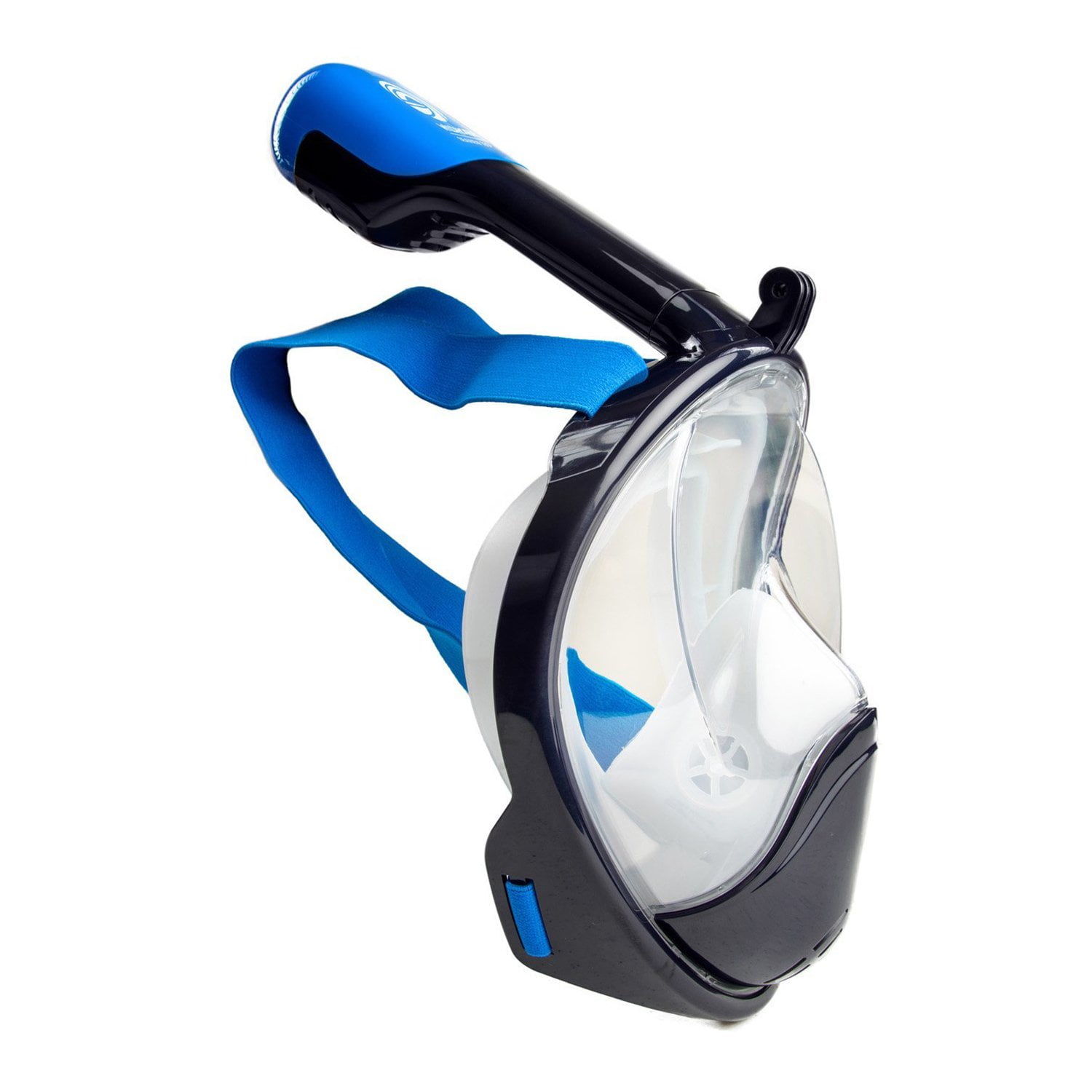 Details about   WildHorn Outfitters Seaview 180 Degree Panoramic Snorkel Mask Navy Blue/Gray XS 