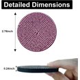 thumbnail image 2 of LQQBOX 2 Pcs Pink Car Cup Holder Coaster, Fashion Anti-Slip Shockproof Universal Vehicle Cup Holders Coasters Insert Bling Crystal Rhinestone Auto Automotive Interior Accessories for Women, 2 of 7