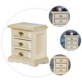 thumbnail image 4 of 1 Pce Mini Table de Chevet Modèle en Bois Décoration de Table de Nuit, 4 of 7