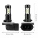 thumbnail image 2 of 4X Bombillas LED Antiniebla 881 881 886 889 Extremadamente Brillantes de Alta Potencia para DRL o Luces Antiniebla, 2 of 7