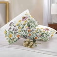 thumbnail image 3 of Outdoor Pillow Cover Spring Floral Set of 2 Waterproof Throw Pillowcases Wildflowers Leaves Plant Decorative Patio Furniture Pillows for Couch Garden Indoor & Outdoor Use, 3 of 9