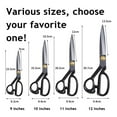 thumbnail image 3 of Clearance!!Metal Fabric Scissors Tailor Scissors Fabric Scissors Tailor Sewing Shears Multipurpose Utility Dressmaker Scissors For Tailoring Fabric Leather Dressmaking Home & Office Art, 3 of 7