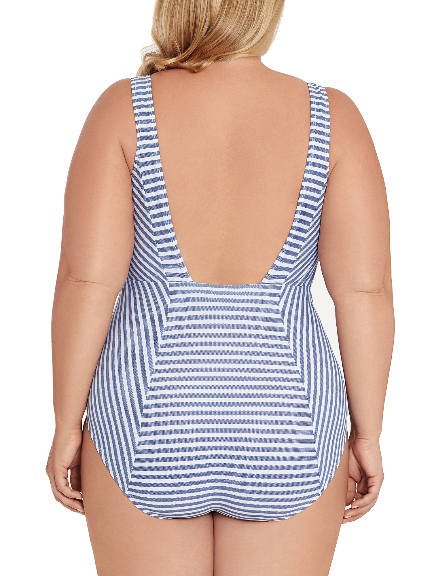 Time and Tru Women's and Women's Plus Size Mini Stripe One