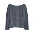 thumbnail image 5 of Ahabrexf Women's Loose Knit Sweater, Comfortable Round Neck, Fashionable Pullover Sweater, Women's Clothing, 5 of 6
