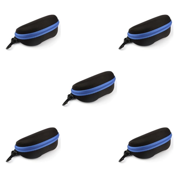 Moyic Estuche de almacenamiento para gafas de sol, bolsa para gafas, organizador para transporte, adultos, adolescentes, azul Azul 5piezas Moyic CBP233546