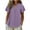 Purple, variant on Womens Ruffle Short Sleeve Dot Blouses V Neck Crochet Lace Dressy Casual Flowy Shirts, Loose Fit Summer Lightweight Work Office Tops 2026 Trendy Teachers Clothes