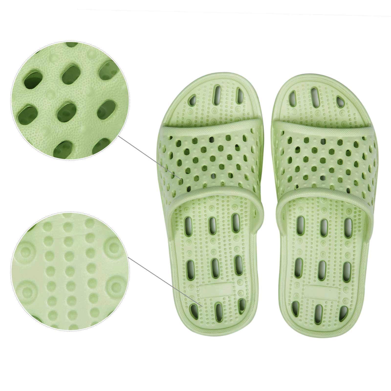 TOMYEUS Mens Slippers Mens Bath Slipper Shower Sandal with Drainage Holes  Anti-Slip Shower Shoes Breathable Soft Sole Open Toe Quick Drying Indoor  Bathroom Beach Slippers Flip Flop : : Fashion