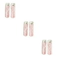 thumbnail image 2 of Guardoinrt Chaussettes d'Hiver Douces et Confortables pour la Saison des Fêtes Cadeaux Attentionnés Chaussettes Moelleuses de Noël Rose à Pois Chiot 3ensemble, 2 of 6