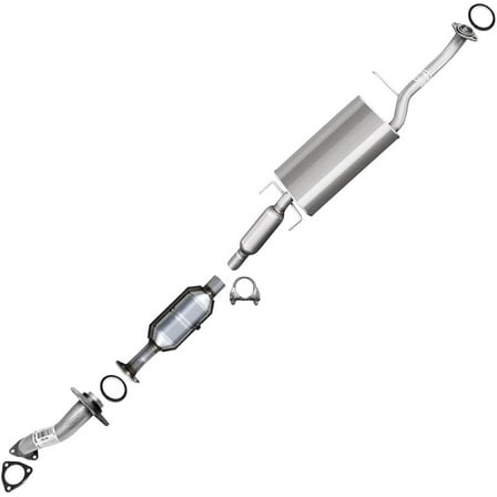 Stainless Steel - EPA Approved Catalytic, Front Pipe, Muffler Exhaust System Kit Fits Ford Escape and Mazda Tribute 2009-2012 2.5L - Vin (7)