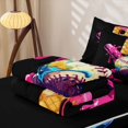 thumbnail image 5 of Homewish Letter P Dripping Waffle Baseball Print Zipper Full Size Comforter Sets with Fitted Sheet and 2 Pillowcases,Sports Monogram Zipper Bedding Set For Kids Boys And Girls,Reversible,4 Pieces, 5 of 7