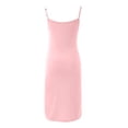 thumbnail image 6 of WBQ Maternity Women's Button Nursing Nightgown Breastfeeding Full Slips Sleepwear Pink S-3XL, 6 of 9