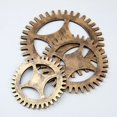thumbnail image 3 of Vintage Retro Gear Wall Art Hanging Industrial Antique Hotel Casa Bar Decoración elegante - 14cm - Dorado Scienceny JJ19193-01, 3 of 6